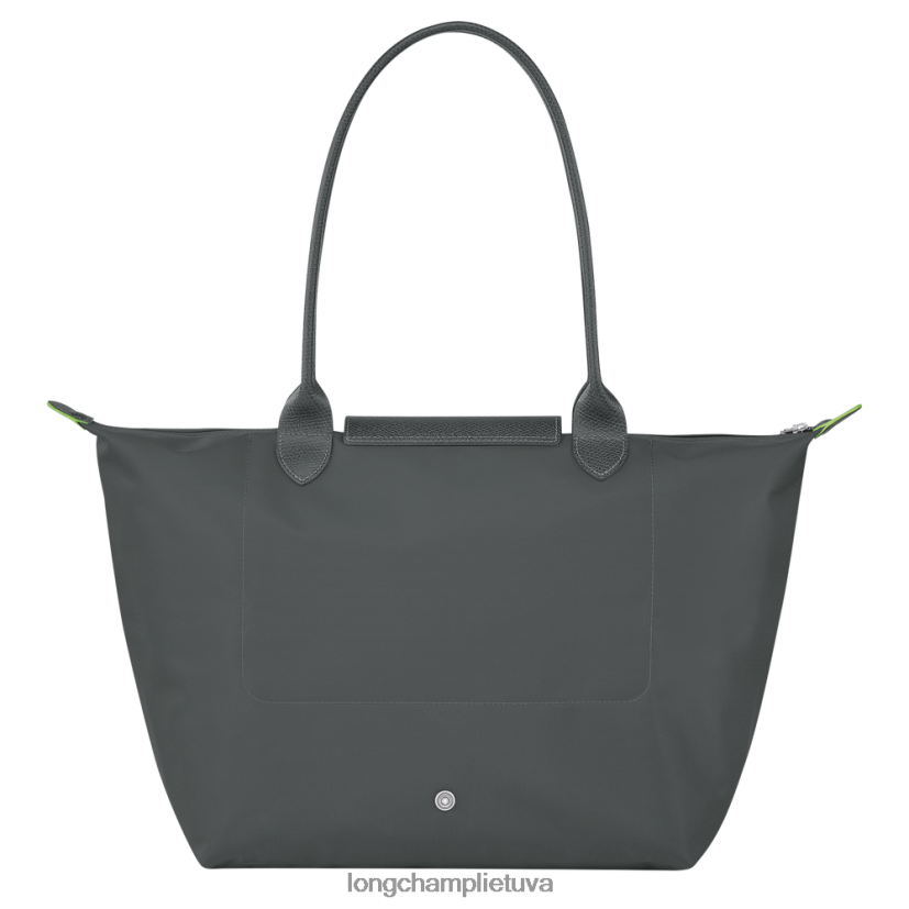 Longchamp le pliage žalias krepšys grafitas moterys krepšiai X6B2TB405