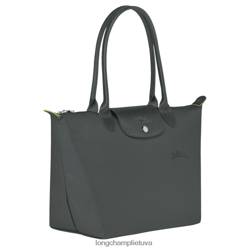 Longchamp le pliage žalias krepšys grafitas moterys krepšiai X6B2TB411