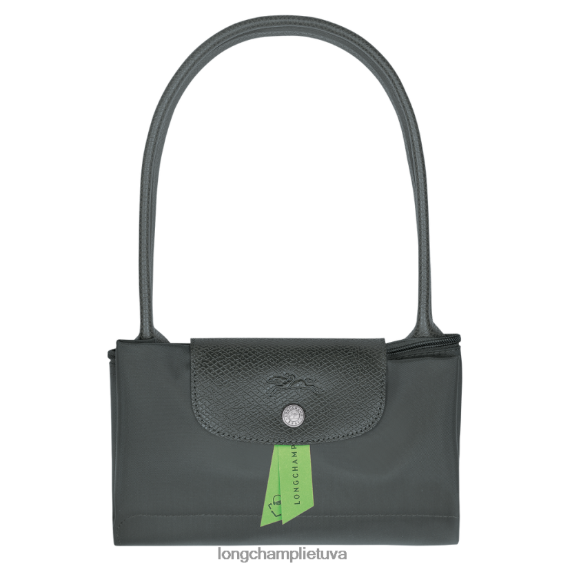 Longchamp le pliage žalias krepšys grafitas moterys krepšiai X6B2TB411