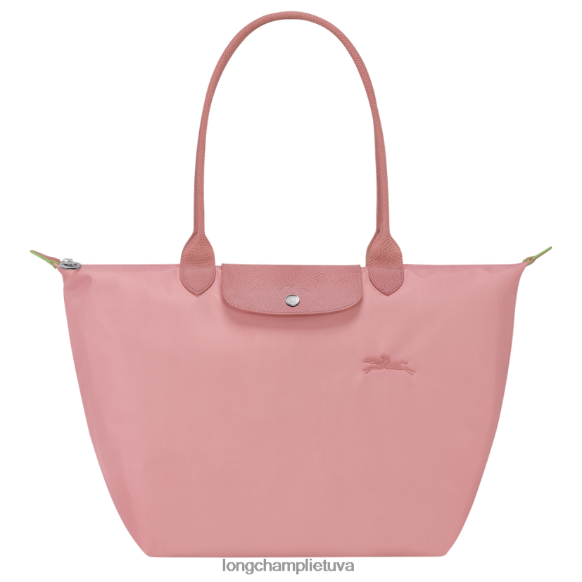 Longchamp le pliage žalias krepšys žiedlapis rožinis moterys krepšiai X6B2TB408