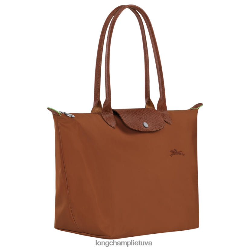 Longchamp le pliage žalias krepšys konjako moterys krepšiai X6B2TB404