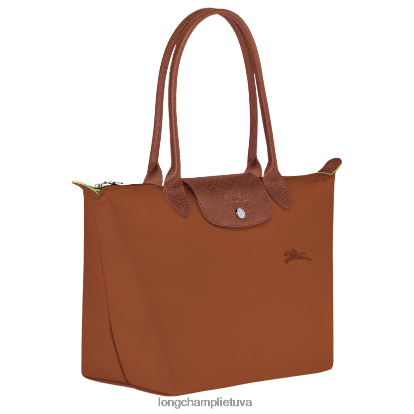 Longchamp le pliage žalias krepšys konjako moterys krepšiai X6B2TB410
