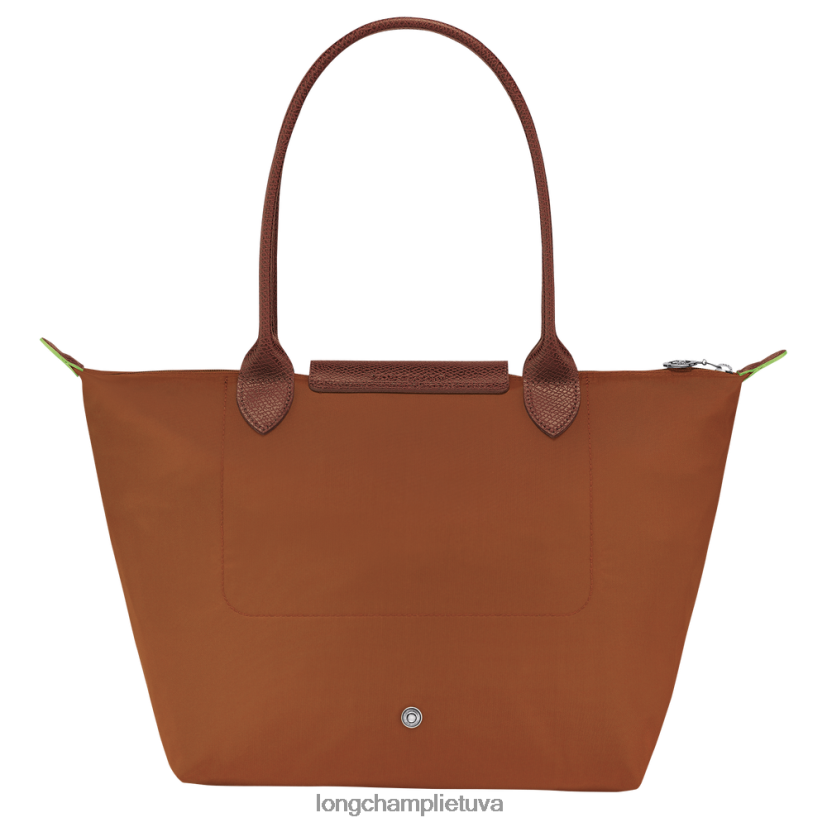 Longchamp le pliage žalias krepšys konjako moterys krepšiai X6B2TB410