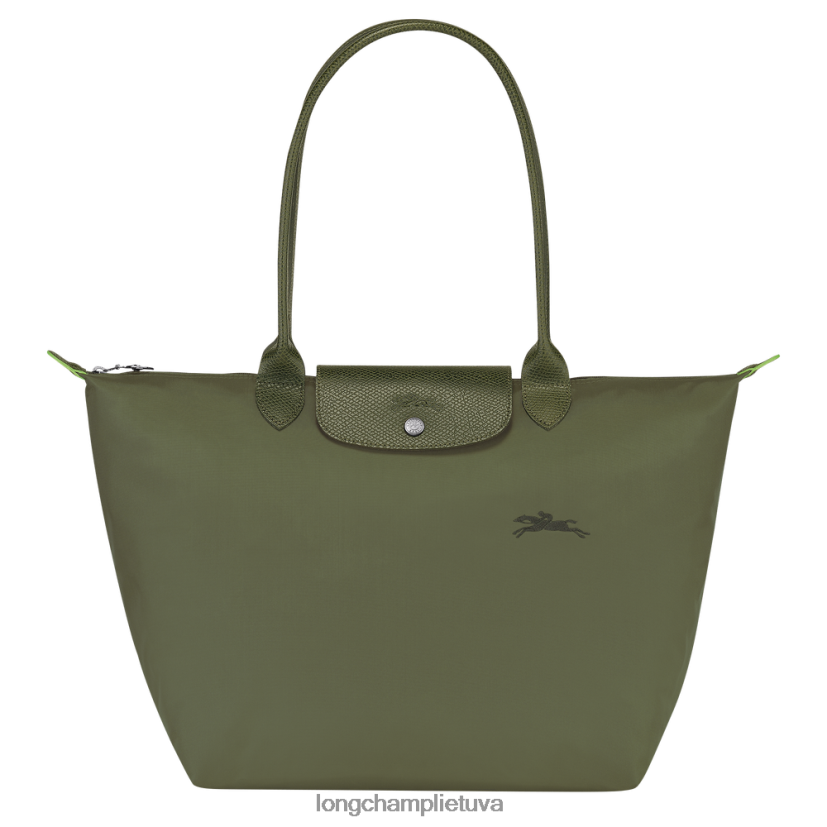 Longchamp le pliage žalias krepšys miškas moterys krepšiai X6B2TB403