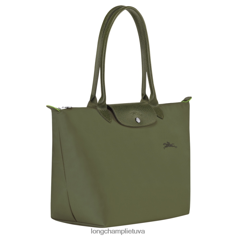 Longchamp le pliage žalias krepšys miškas moterys krepšiai X6B2TB403