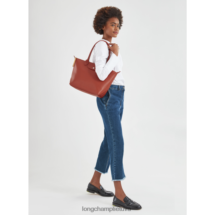 Longchamp le pliage city krepšys terakotos moterys krepšiai X6B2TB354