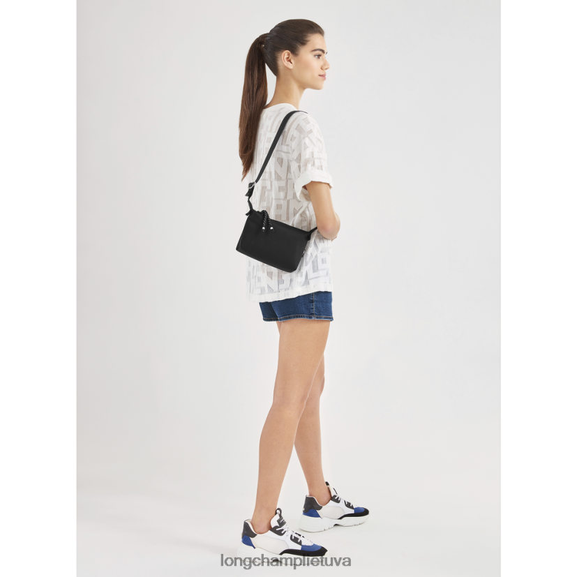 Longchamp le pliage energijos maišelis juodas moterys krepšiai X6B2TB343