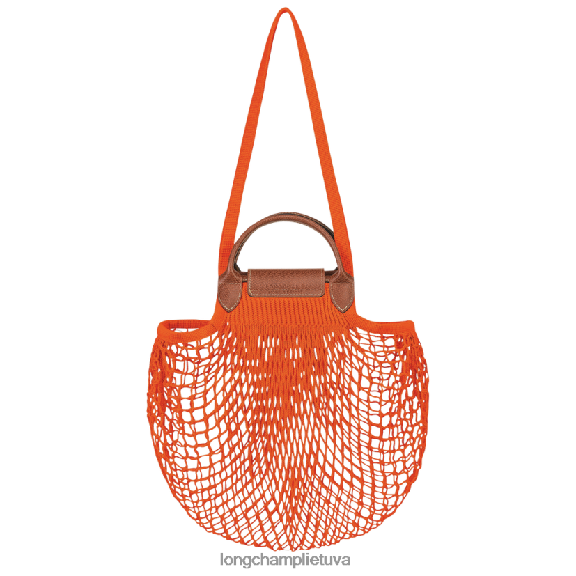 Longchamp le pliage filė tinklinis maišelis oranžinė moterys krepšiai X6B2TB3