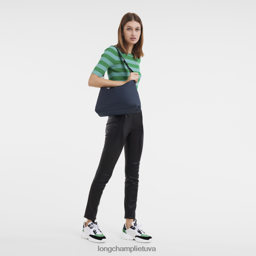 Longchamp le pliage xtra valkatų krepšys karinis jūrų laivynas moterys krepšiai X6B2TB395