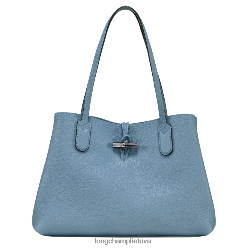 Longchamp roseau esminis krepšys šiferis moterys krepšiai X6B2TB363