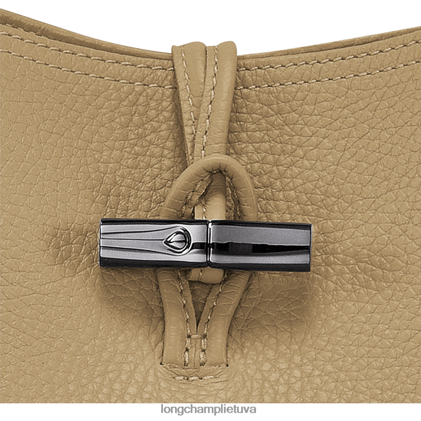 Longchamp roseau esminis krepšys smėlio spalvos moterys krepšiai X6B2TB361