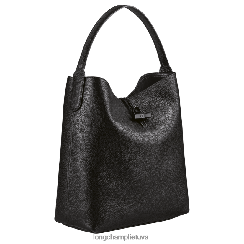 Longchamp roseau esminis valkata krepšys juodas moterys krepšiai X6B2TB356