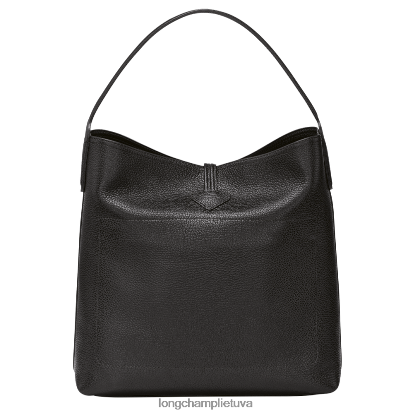 Longchamp roseau esminis valkata krepšys juodas moterys krepšiai X6B2TB356