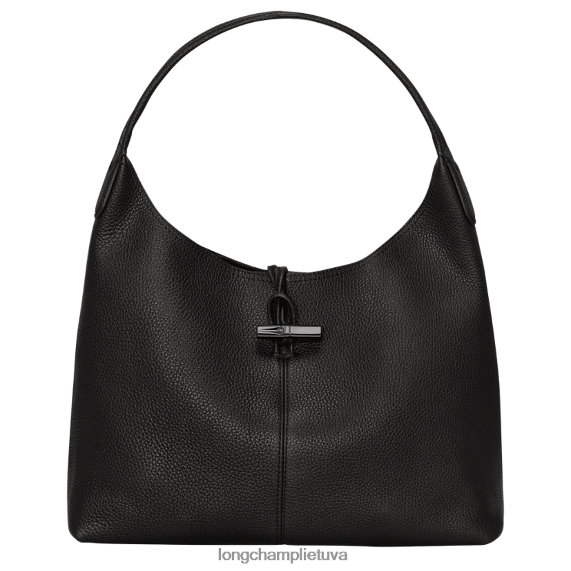 Longchamp roseau esminis valkata krepšys juodas moterys krepšiai X6B2TB357