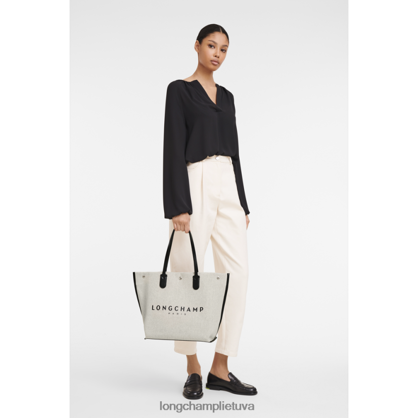Longchamp roseau krepšys ekru moterys krepšiai X6B2TB381
