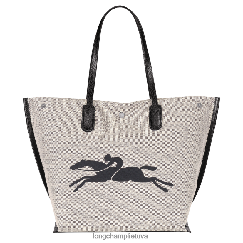 Longchamp roseau krepšys ekru moterys krepšiai X6B2TB381