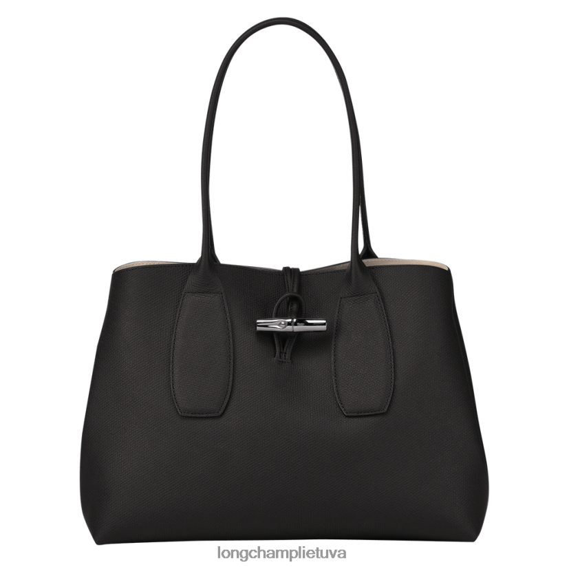 Longchamp roseau krepšys juodas moterys krepšiai X6B2TB368