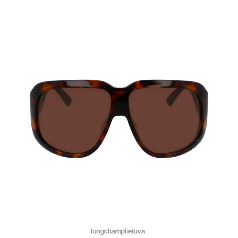 Longchamp pavasario/vasaros kolekcija 2023 akiniai nuo saulės havana moterys priedai X6B2TB879