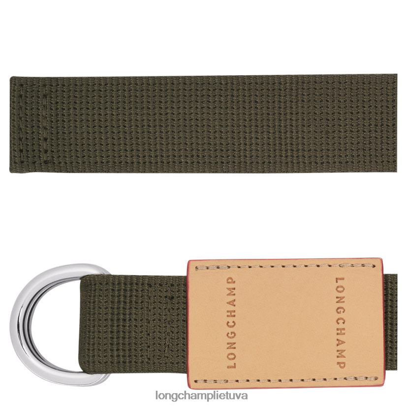 Longchamp le pliage re-play diržas chaki moterys priedai X6B2TB959
