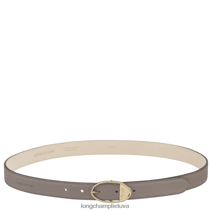 Longchamp pašto dėžutės diržas taupe moterys priedai X6B2TB923