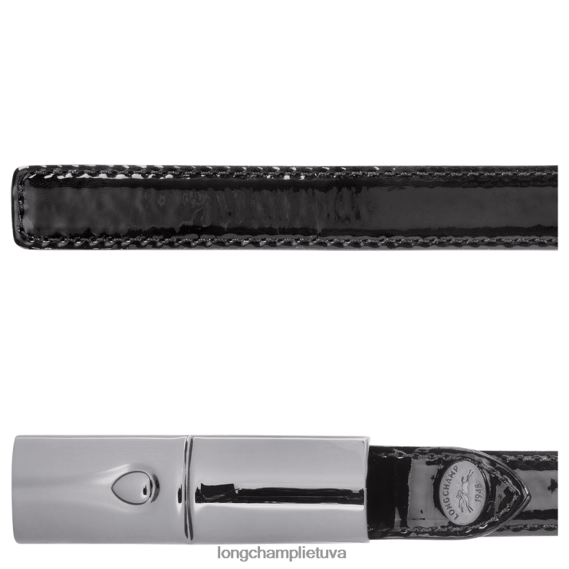 Longchamp roseau diržas juodas moterys priedai X6B2TB908