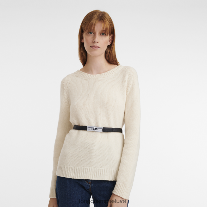 Longchamp roseau diržas juodas moterys priedai X6B2TB909