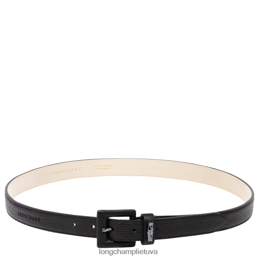 Longchamp roseau diržas juodas moterys priedai X6B2TB914