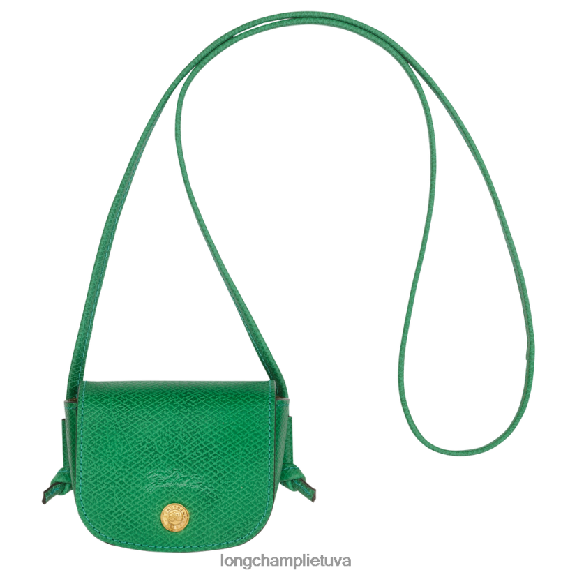Longchamp epure piniginė su odiniais nėriniais žalias moterys odos gaminiai X6B2TB534