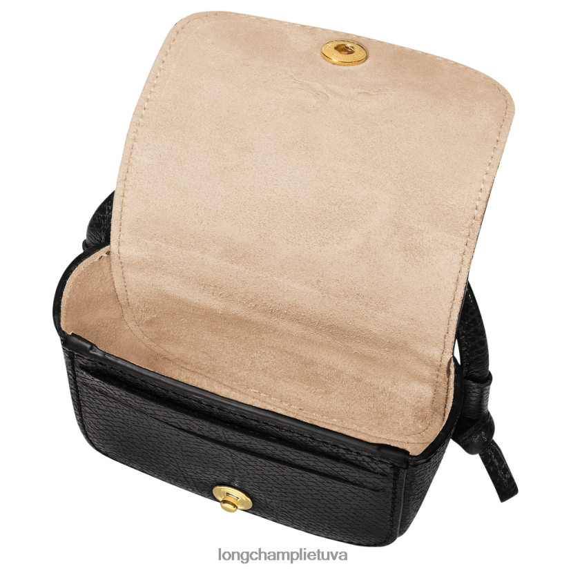 Longchamp epure piniginė su odiniais nėriniais juodas moterys odos gaminiai X6B2TB531