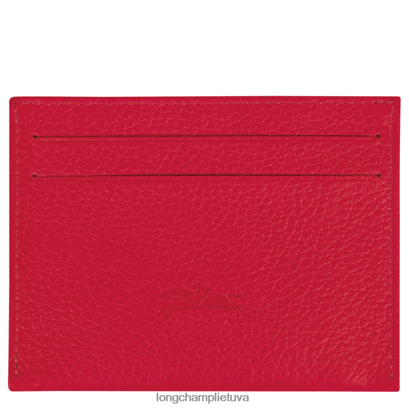 Longchamp le foulonne kortelės turėtojas meilė moterys odos gaminiai X6B2TB646