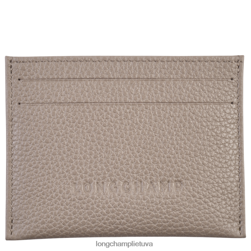 Longchamp le foulonne kortelės turėtojas vėžlys moterys odos gaminiai X6B2TB647