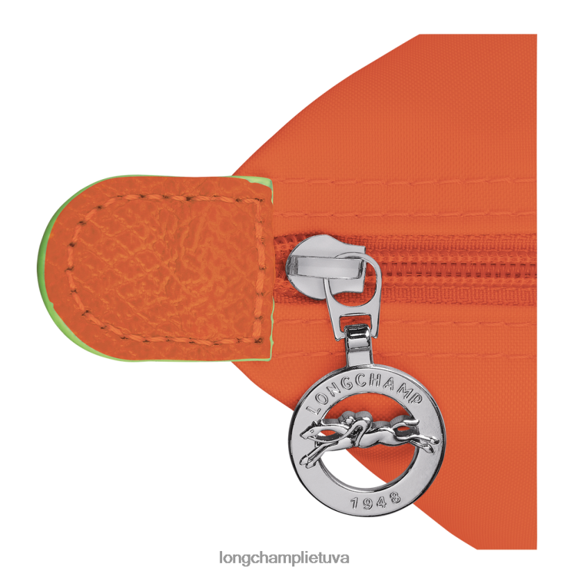Longchamp le pliage žalios monetos piniginė carot moterys odos gaminiai X6B2TB511