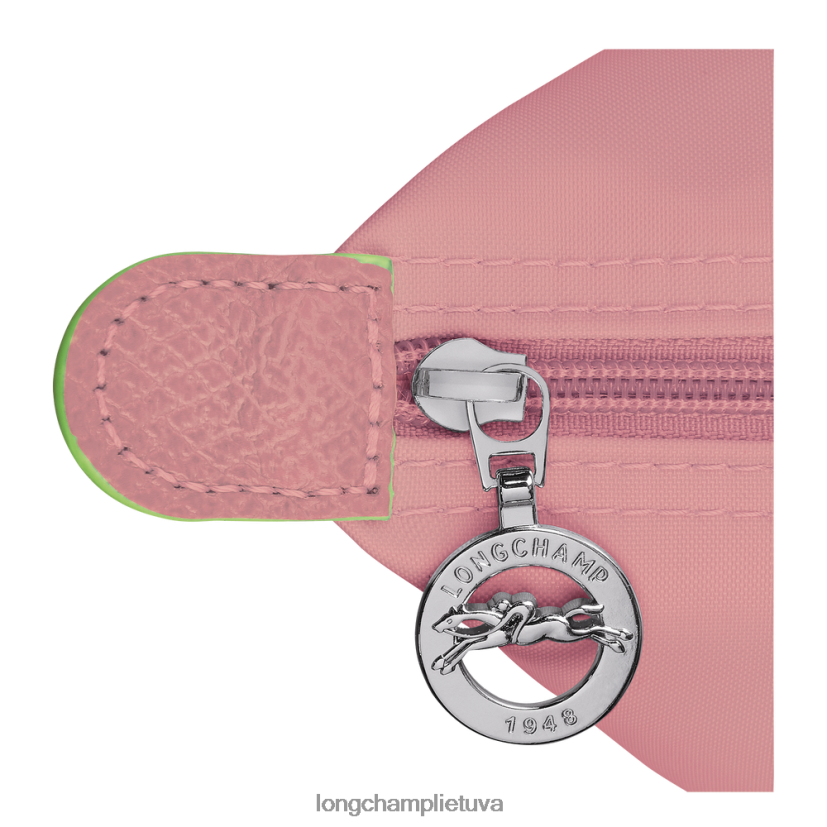 Longchamp le pliage žalios monetos piniginė žiedlapis rožinis moterys odos gaminiai X6B2TB512