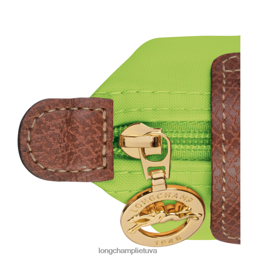 Longchamp le pliage originali monetų piniginė žalia šviesa moterys odos gaminiai X6B2TB500