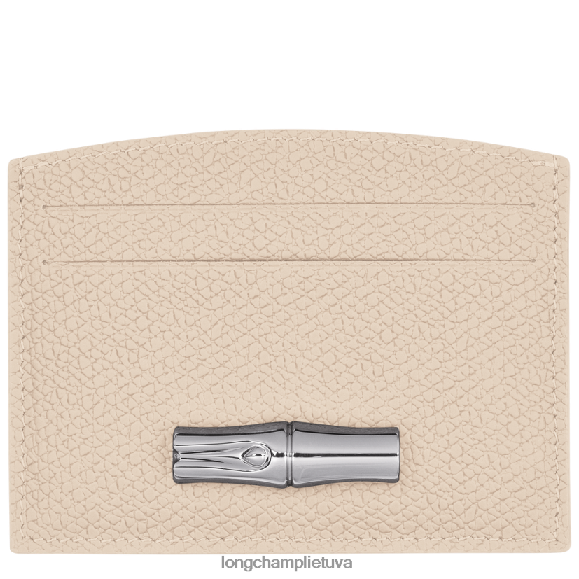 Longchamp roseau kortelės laikiklis popierius moterys odos gaminiai X6B2TB639