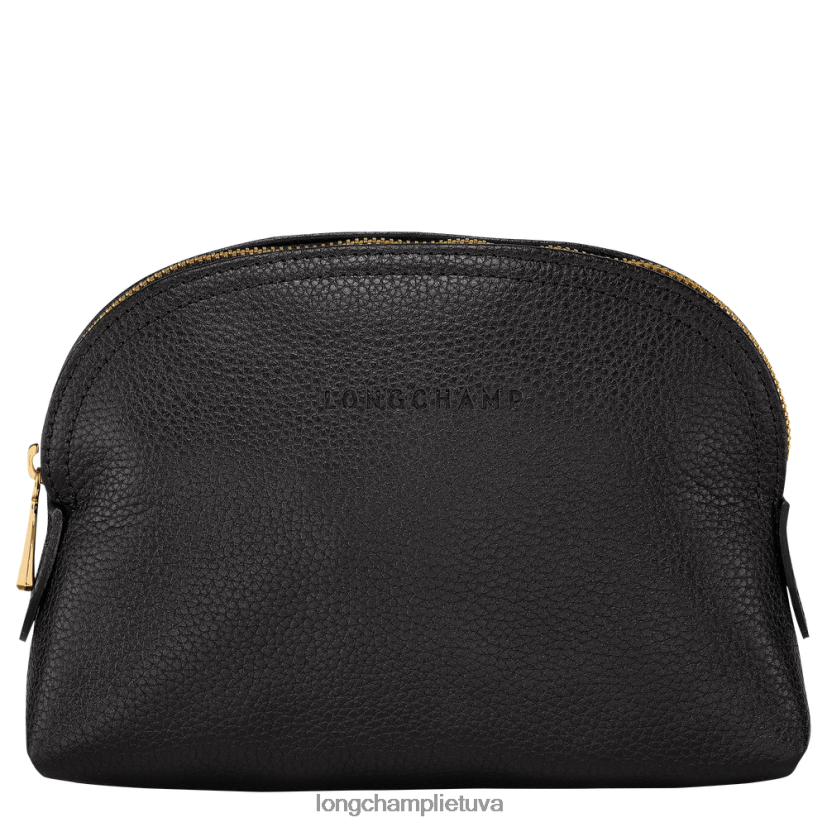Longchamp le foulonne maišelis juodas moterys odos gaminiai X6B2TB694