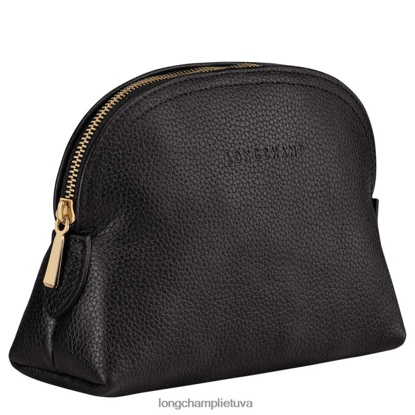 Longchamp le foulonne maišelis juodas moterys odos gaminiai X6B2TB694