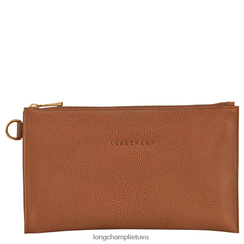 Longchamp le foulonne maišelis karamelė moterys odos gaminiai X6B2TB701