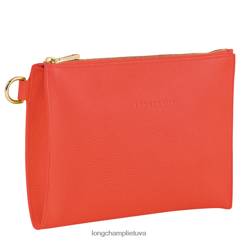 Longchamp le foulonne maišelis oranžinė moterys odos gaminiai X6B2TB700