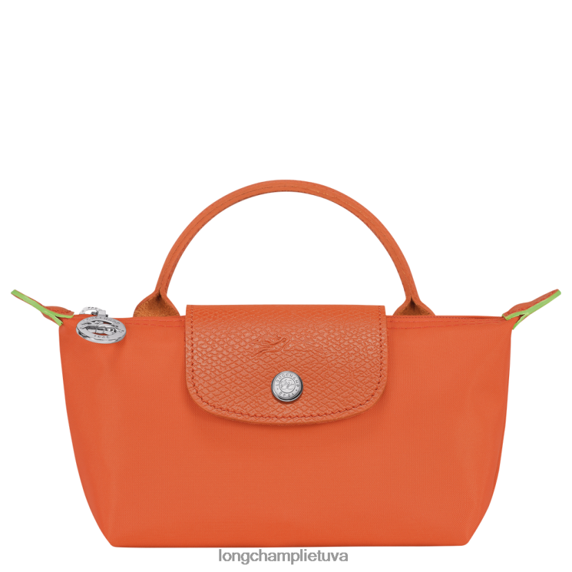 Longchamp le pliage žalias maišelis su rankena carot moterys odos gaminiai X6B2TB674