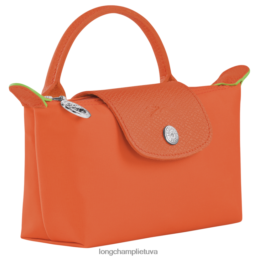 Longchamp le pliage žalias maišelis su rankena carot moterys odos gaminiai X6B2TB674