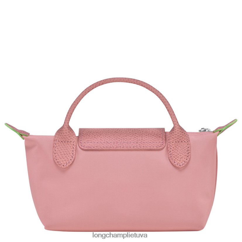 Longchamp le pliage žalias maišelis su rankena žiedlapis rožinis moterys odos gaminiai X6B2TB675