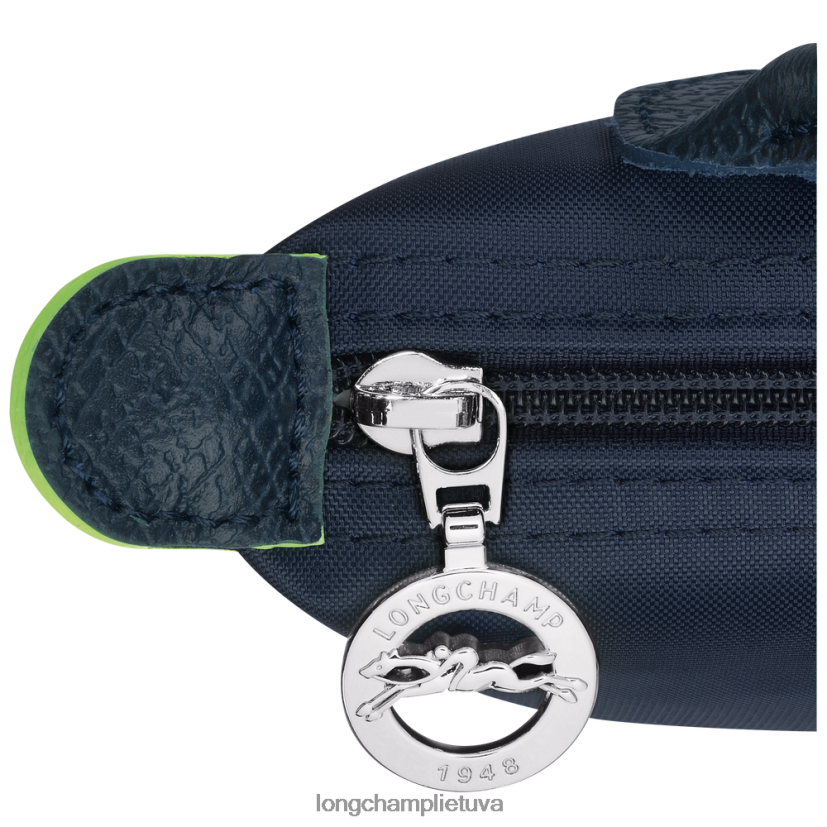 Longchamp le pliage žalias maišelis su rankena karinis jūrų laivynas moterys odos gaminiai X6B2TB673