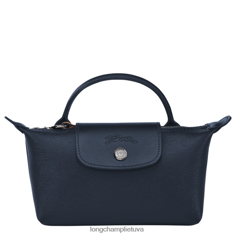 Longchamp le pliage miesto maišelis su rankena karinis jūrų laivynas moterys odos gaminiai X6B2TB680