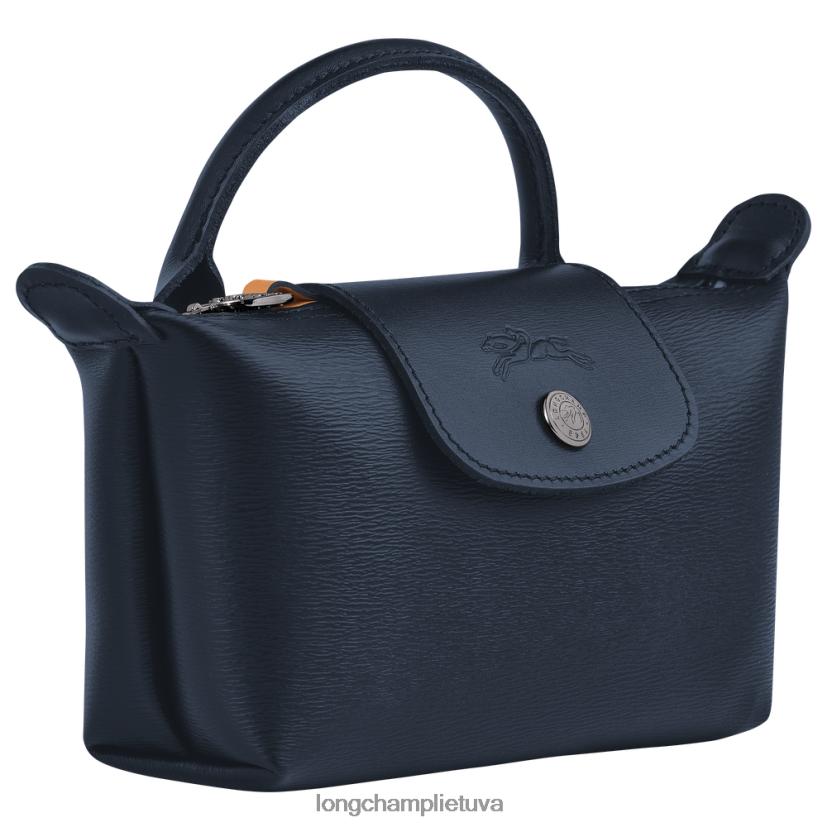 Longchamp le pliage miesto maišelis su rankena karinis jūrų laivynas moterys odos gaminiai X6B2TB680