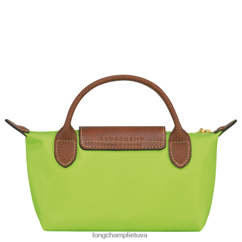 Longchamp le pliage originalus maišelis su rankena žalia šviesa moterys odos gaminiai X6B2TB663