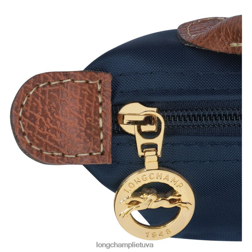 Longchamp le pliage originalus maišelis su rankena karinis jūrų laivynas moterys odos gaminiai X6B2TB665