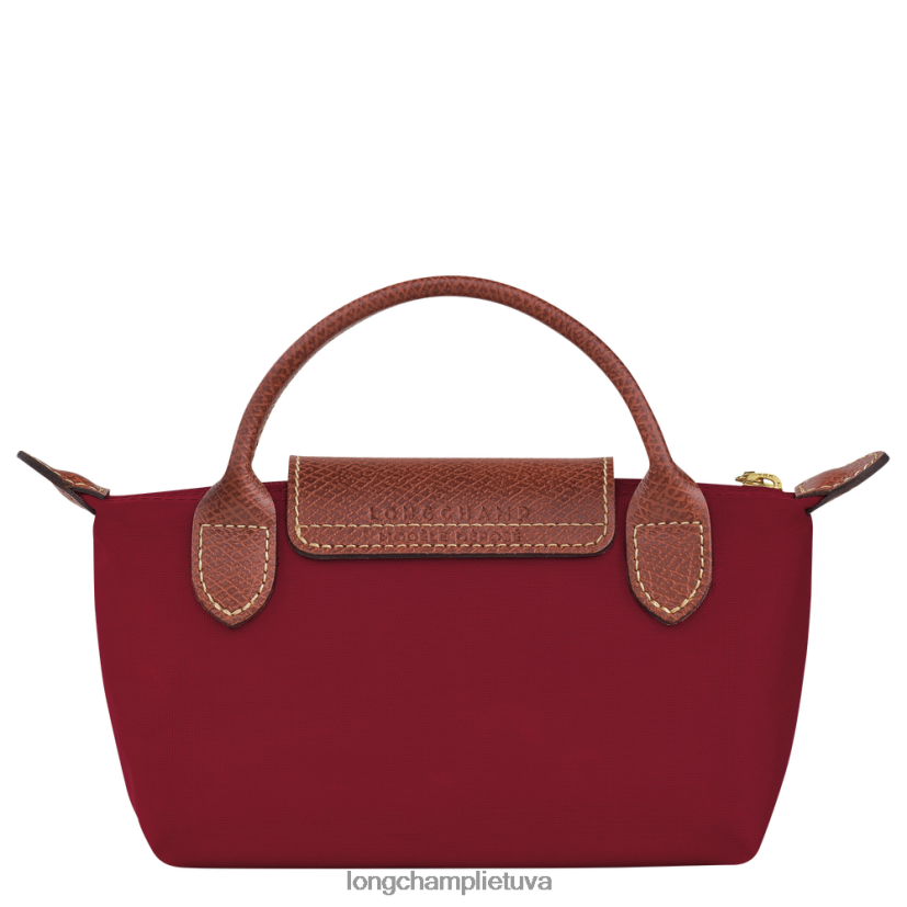 Longchamp le pliage originalus maišelis su rankena raudona moterys odos gaminiai X6B2TB664