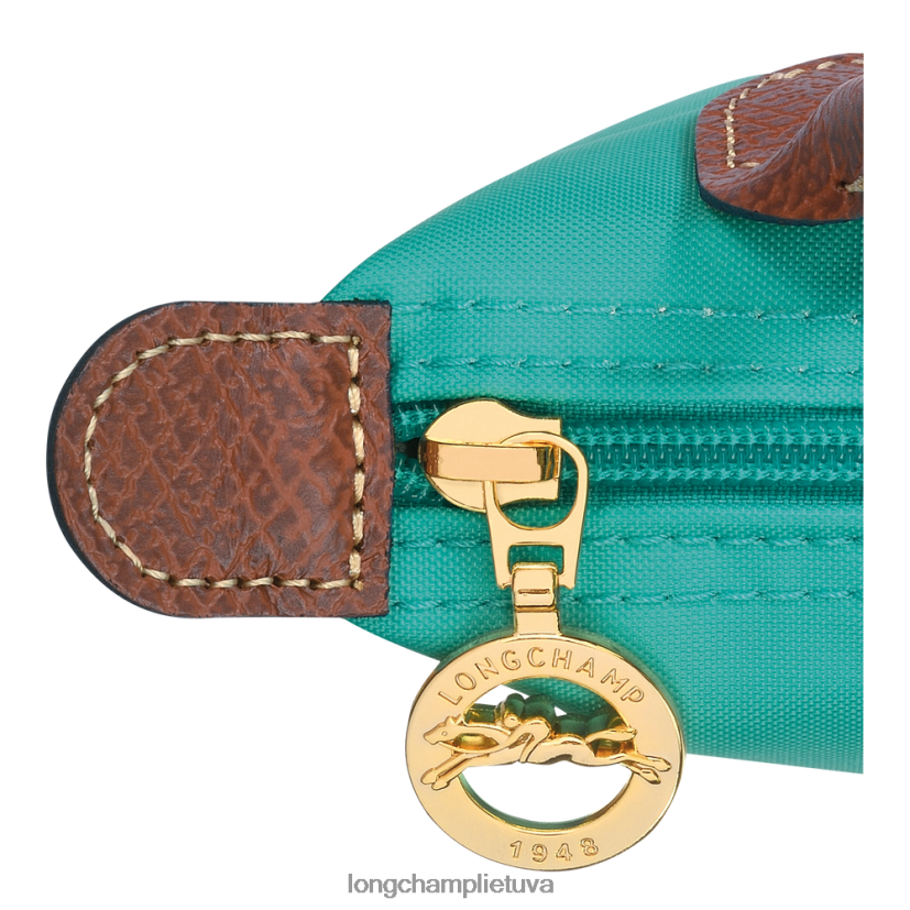 Longchamp le pliage originalus maišelis su rankena turkis moterys odos gaminiai X6B2TB666