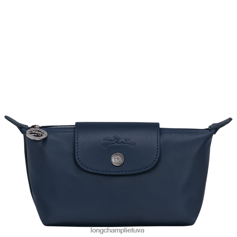 Longchamp le pliage papildomas maišelis karinis jūrų laivynas moterys odos gaminiai X6B2TB714